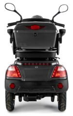 VELECO FASTER Seniorenmobil 4-Rad, ElektroRoller mit Sitz, Lithium-Akku, Grau – Bild 4