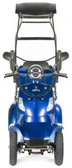 VELECO FASTER Seniorenmobil 4-Rad, 1000W, Lithium-Ionen-Akku, mit Dach, Blau – Bild 2