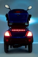 VELECO FASTER Seniorenmobil 4-Rad, ElektroRoller mit Sitz, Lithium-Akku, Grau – Bild 9