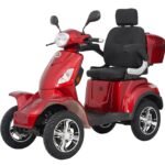 VITA CARE 4000 Li Seniorenmobil, 25 km/h, bis 50 km Reichweite, Lithium-Ionen-Akku, 4-Rad, Straßenzulassung, Rot