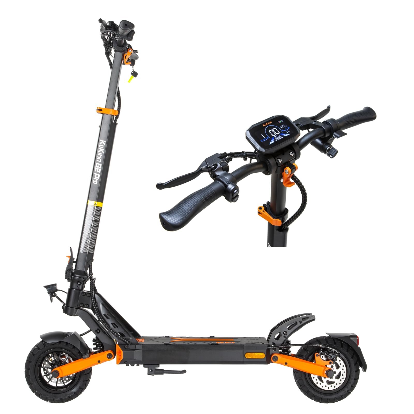 619v4N6nOWL KuKirin G2 P E-Scooter mit ABE, 9" Vakuumreifen, bis 65 km Reichweite, Federung, LCD-Display & IP54 – Bild 1