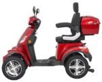 VITA CARE 4000 Li Seniorenmobil, 25 km/h, bis 50 km Reichweite, Lithium-Ionen-Akku, 4-Rad, Straßenzulassung, Rot – Bild 3