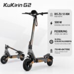 Kukirin G2 E-Scooter, Offroad-Elektroroller, bis 55 km Reichweite, Elektro-Scooter für Erwachsene – Bild 2