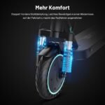 RCB EV85F E-Scooter mit Straßenzulassung, 400W Motor, 20 km/h, 8,5", bis 120 kg, Doppelstoßdämpfer & App – Bild 12