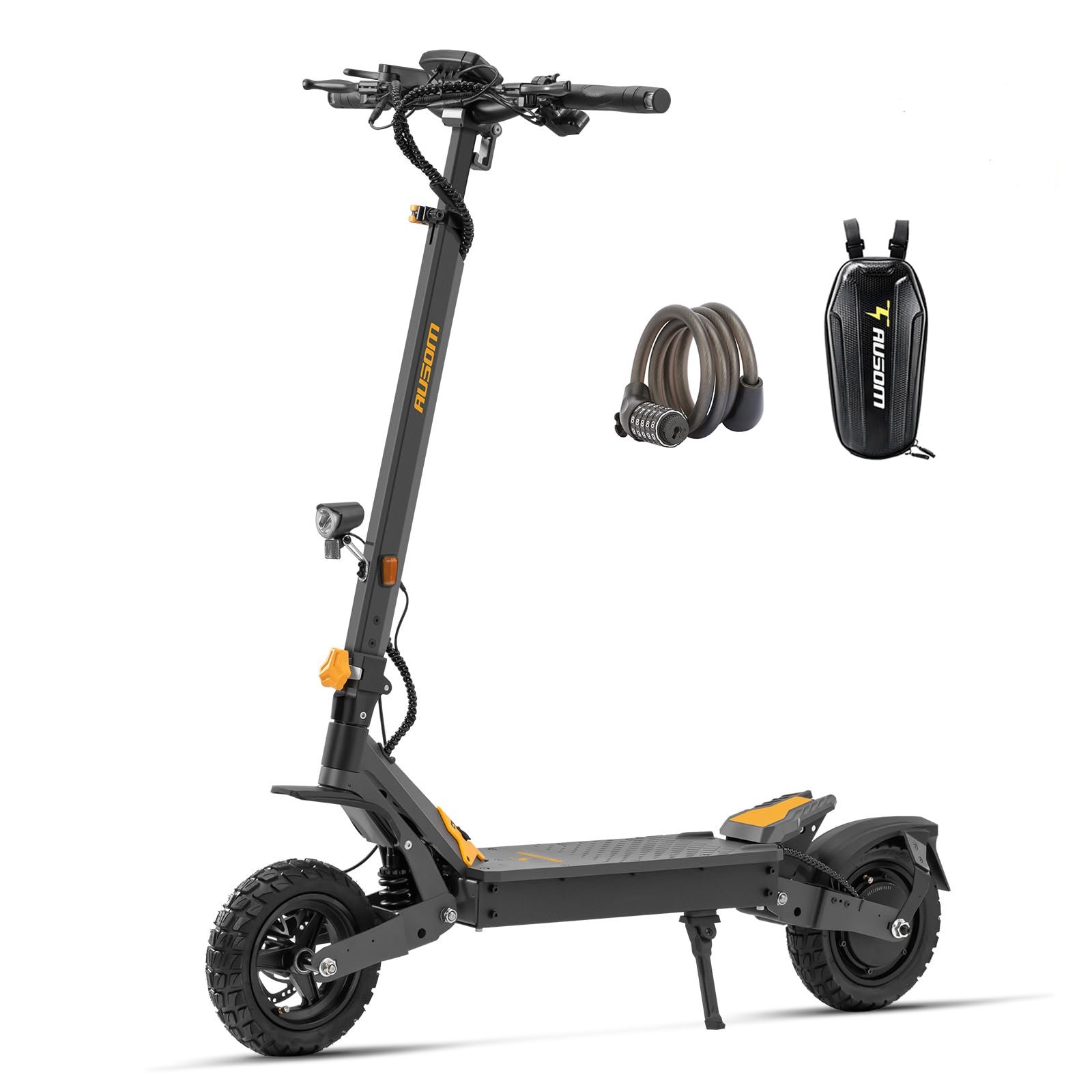 61HPkY-pn7L Ausom L1 E-Scooter mit ABE, 500W, bis 90 km Reichweite, 20 km/h, Dual-Federung & Scheibenbremsen – Bild 1