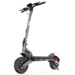 E-Scooter mit ABE, bis 80 km Reichweite, 150 kg Tragkraft, Doppelfederung, Doppelbremse & Blinker