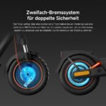 Xiaomi 5 Max E-Scooter mit Straßenzulassung, bis 60 km Reichweite, 20 km/h, 10" Luftreifen, Dual-Federung & App – Bild 4
