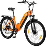 nakxus 26T1-PRO E-Bike 26 Zoll, 36V 18,2Ah Akku, 250W, 7-Gang, 90–130 km Reichweite, LCD-Display, IPX5