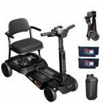 MediHoist YL-985S Elektromobil 4-Rad, 14,5 kg, bis 40 km Reichweite, Ultralight, Schwarz