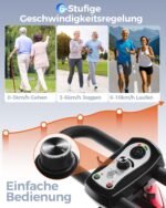 Serianie Faltbares Seniorenmobil, klappbares Elektromobil, 4-Rad, bis 150 kg Tragkraft – Bild 6