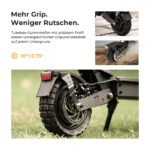 Ausom L1 E-Scooter mit ABE, 500W, bis 90 km Reichweite, 20 km/h, Dual-Federung & Scheibenbremsen – Bild 7