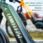 LANKELEISI MG600 Lite E-Bike 27,5" Tiefeinsteiger, 36V 20Ah Akku, 720Wh, SUV-Elektrofahrrad – Bild 3