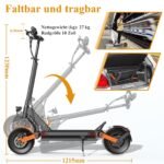 JOYOR S10S E-Scooter, 60V 18Ah, bis 85 km Reichweite, 10" Offroad-Reifen, Hydraulikbremsen & Dual-Federung – Bild 7