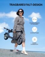 E-Scooter mit Straßenzulassung, 10", 20 km/h, bis 32 km Reichweite, Blinker, App, Federung & Dual-Bremssystem – Bild 6