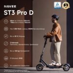 NAVEE ST3 Pro D E-Scooter, TÜV-geprüft, Straßenzulassung, 75 km Reichweite, 4-fach Federung, App & LED – Bild 3