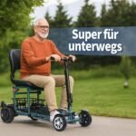 Freejoyer Seniorenmobil Elektromobil 4-Rad, klappbar, 15 km/h, kompakter Mobilitätsroller – Bild 6