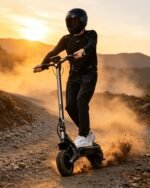 E-Scooter mit Straßenzulassung, 500W Motor, 48V, 20 km/h, bis 70 km Reichweite, 10" Offroad-Reifen & App – Bild 2