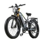 BURCHDA E-Bike mit Doppel-Motor, 95/190 Nm Drehmoment, 48V 20Ah Akku, für Damen & Herren