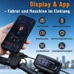 E-Scooter mit ABE, bis 80 km Reichweite, 150 kg Tragkraft, Doppelfederung, Doppelbremse & Blinker – Bild 5