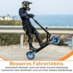 JOYOR T6E Pro E-Scooter mit ABE, Blinker, bis 100 km Reichweite, 150 kg Tragkraft & Hydraulikfederung – Bild 7