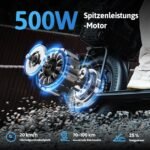 iScooter F7 E-Scooter mit Straßenzulassung, 500W, 36V 20,8Ah, 16×3" Fat Tire, bis 100 km Reichweite & App – Bild 2
