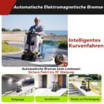 MediHoist YL-985S Elektromobil 4-Rad, 14,5 kg, bis 40 km Reichweite, Ultralight, Schwarz – Bild 4