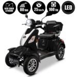 Rolektro E-Quad 25 V.3 Pro Elektromobil 4-Rad, 1000W, Lithium-Akku, bis 80 km Reichweite, Straßenzulassung, Schwarz – Bild 2