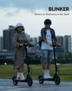 E-Scooter mit Straßenzulassung, 10", 20 km/h, bis 32 km Reichweite, Blinker, App, Federung & Dual-Bremssystem – Bild 5