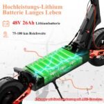JOYOR T6E Pro E-Scooter mit ABE, Blinker, bis 100 km Reichweite, 150 kg Tragkraft & Hydraulikfederung – Bild 2