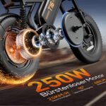 URLIFE E-Bike 16" x 3.0 für Erwachsene, 250W Motor, 48V Akku, bis 100 km Reichweite – Bild 2