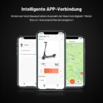 RCB EV85F E-Scooter mit Straßenzulassung, 400W Motor, 20 km/h, 8,5", bis 120 kg, Doppelstoßdämpfer & App – Bild 10