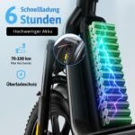 iScooter F7 E-Scooter mit Straßenzulassung, 500W, 36V 20,8Ah, 16×3" Fat Tire, bis 100 km Reichweite & App – Bild 5