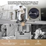 NAVEE ST3 Pro D E-Scooter, TÜV-geprüft, Straßenzulassung, 75 km Reichweite, 4-fach Federung, App & LED – Bild 4