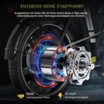 EVERCROSS Elektrofahrrad für Erwachsene, 250W E Bike,16''x 2.0/20" x 4.0 Fette Reifen, bis zu 25KM/H & 60-100km Reichweite, Abnehmbare Batterie, Berg Schnee Elektro Offroad Fahrrad