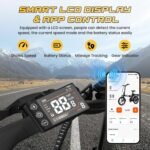 EVERCROSS Elektrofahrrad für Erwachsene, 250W E Bike,16''x 2.0/20" x 4.0 Fette Reifen, bis zu 25KM/H & 60-100km Reichweite, Abnehmbare Batterie, Berg Schnee Elektro Offroad Fahrrad