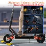 JOYOR T6E Pro E-Scooter mit ABE, Blinker, bis 100 km Reichweite, 150 kg Tragkraft & Hydraulikfederung – Bild 4