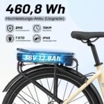 Maxtron Urban7 E-Bike 28", 250W Pedelec, 36V 12,8Ah Akku, bis 70 km Reichweite, Tiefeinsteiger – Bild 3