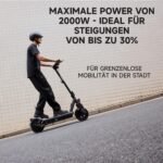 Segway-Ninebot MAX G3 D E-Scooter, Straßenzulassung, bis 80 km Reichweite, 130 kg Tragkraft, Hydraulikfederung – Bild 4