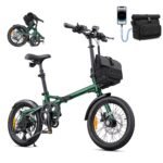 ENGWE Zip Faltbares E-Bike, 16,9 kg leicht, bis 120 km Reichweite im PAS-Modus, kompaktes City-E-Bike