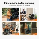 ENGWE Zip Faltbares E-Bike, 16,9 kg leicht, bis 120 km Reichweite im PAS-Modus, kompaktes City-E-Bike – Bild 4