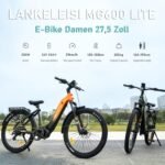 LANKELEISI MG600 Lite E-Bike 27,5" Tiefeinsteiger, 36V 20Ah Akku, 720Wh, SUV-Elektrofahrrad – Bild 2