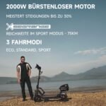 Segway-Ninebot MAX G3 D E-Scooter, Straßenzulassung, bis 80 km Reichweite, 130 kg Tragkraft, Hydraulikfederung – Bild 10