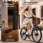 Qekud E-Bike 26 Zoll, 36V 13Ah Akku, 250W Motor, bis 100 km Reichweite, Hybrid-Modus & Display – Bild 12