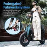 iScooter F7 E-Scooter mit Straßenzulassung, 500W, 36V 20,8Ah, 16×3" Fat Tire, bis 100 km Reichweite & App – Bild 6