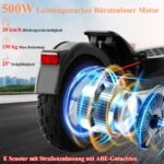 JOYOR T6E Pro E-Scooter mit ABE, Blinker, bis 100 km Reichweite, 150 kg Tragkraft & Hydraulikfederung – Bild 3