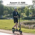 Ausom L1 E-Scooter mit ABE, 500W, bis 90 km Reichweite, 20 km/h, Dual-Federung & Scheibenbremsen – Bild 2