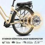 Maxtron Urban7 E-Bike 28", 250W Pedelec, 36V 12,8Ah Akku, bis 70 km Reichweite, Tiefeinsteiger – Bild 2